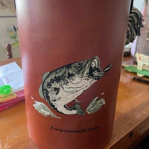 Vintage Largemouth Bass Cooler Jug